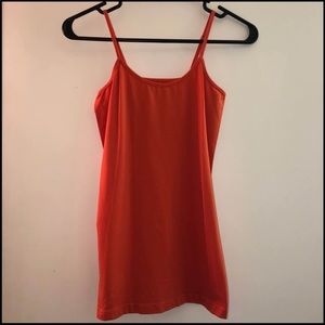Orange tank top cami